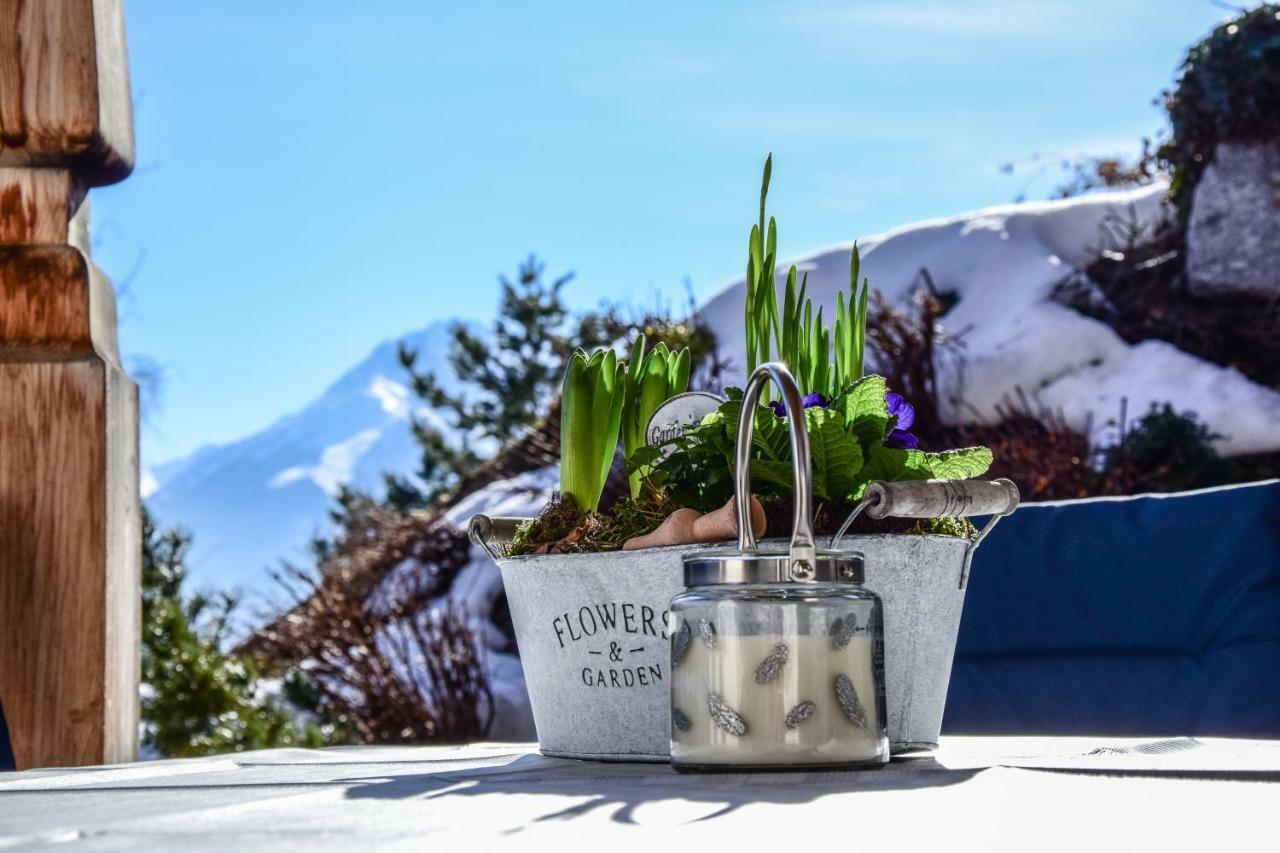 Stubaier Bauern Appartement Telfes im Stubai Eksteriør billede